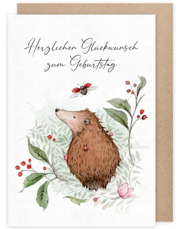 doppelkarte-igel-mit-marienkaefer-KLK-13197-Lafueliki