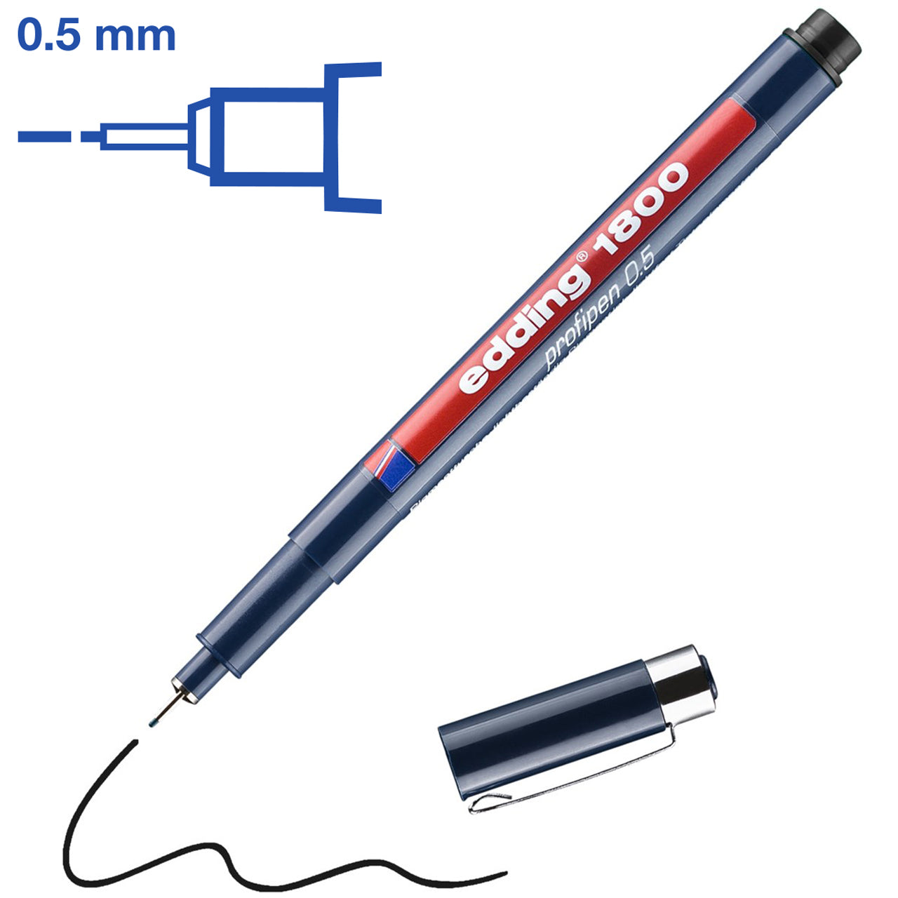edding 1800 profipen · Fineliner · wasserfest
