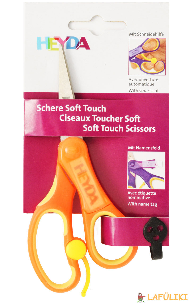 heyda-Rechtshaender-Schere-Soft-Touch-spitz-mit-Feder-orange-lafueliki
