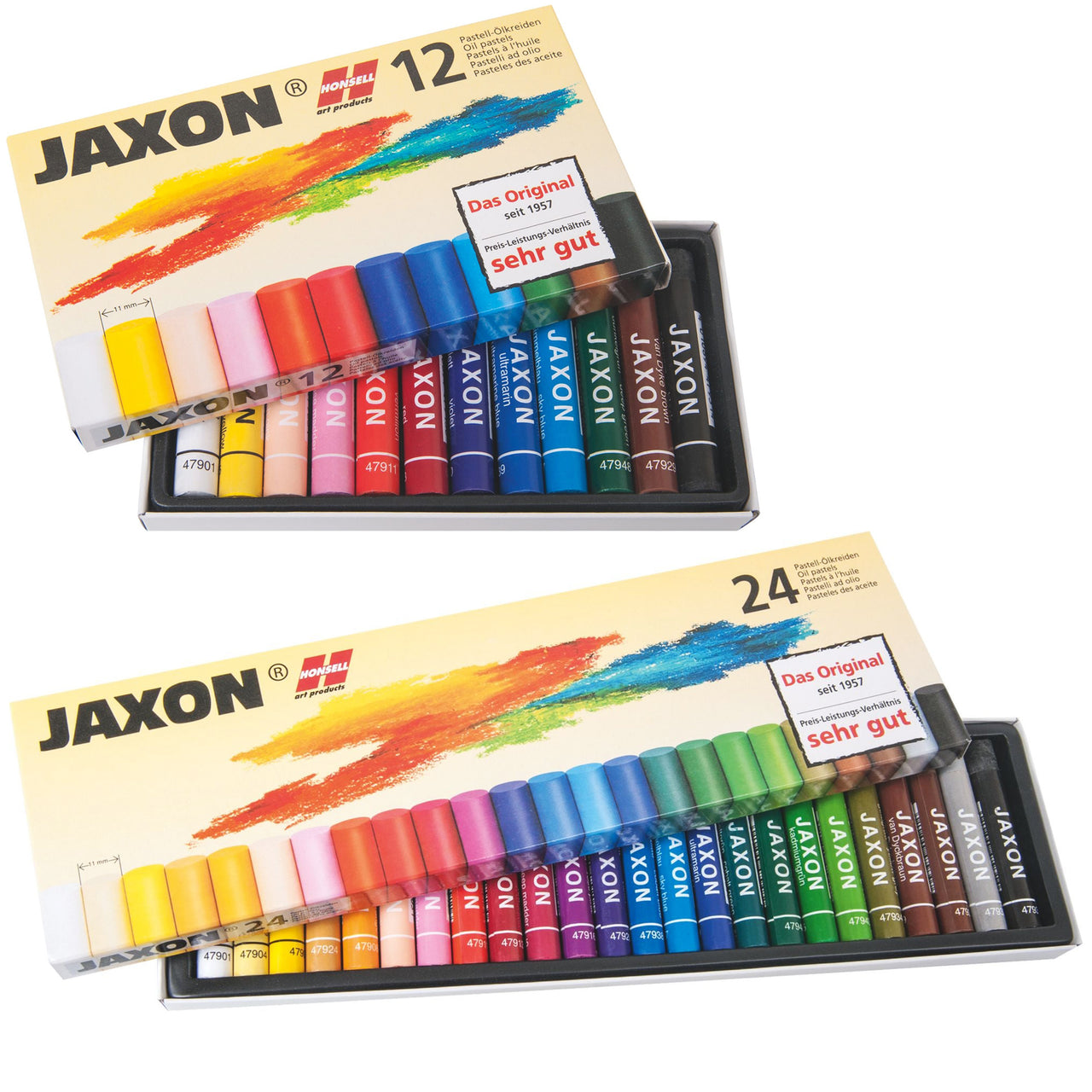 JAXON® Ölkreiden · Pastell-Ölkreiden für Schule & Kunstunterricht