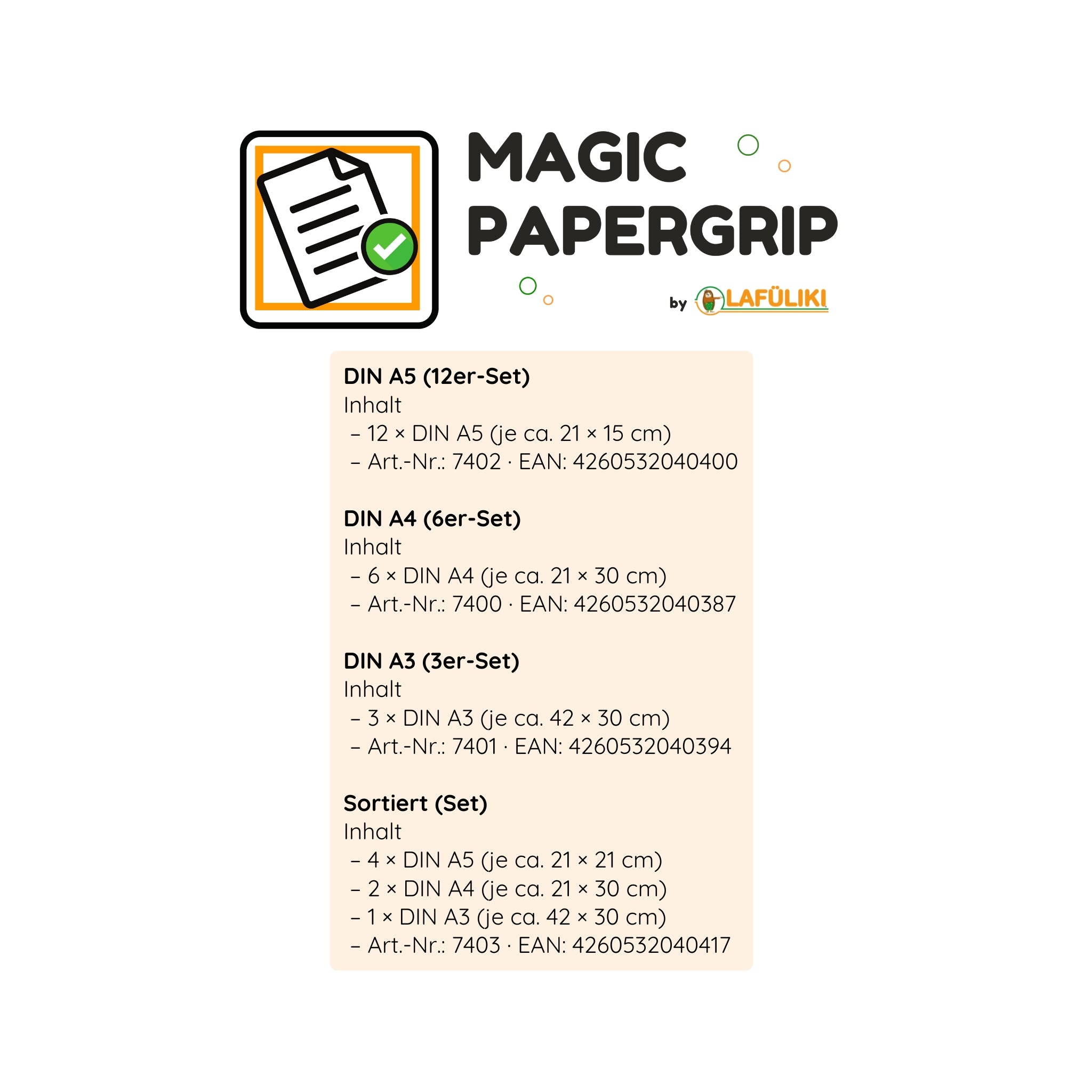 magic papergrip Antirutsch Schreibunterlage Din A3