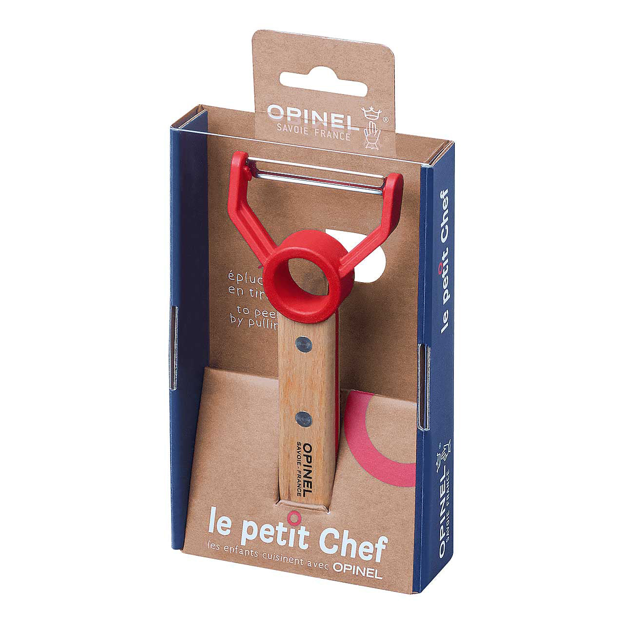 opinel-Kinderschaeler-le-petit-chef-Gemueseschaeler-sparschaeler-rot-ovp-lafueliki