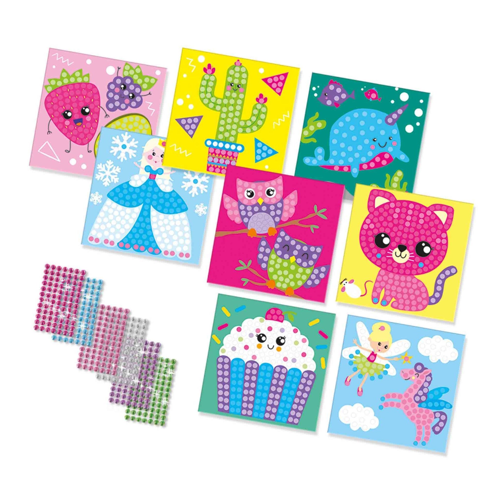 SES Creative Diamanten Mosaike Bastelset · für Kinder ab 4 Jahre
